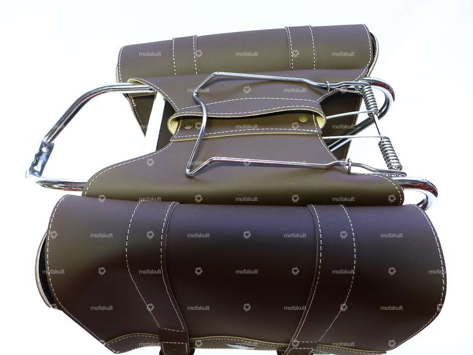 Gepäcktasche Classic braun / creme Carousel Image 3