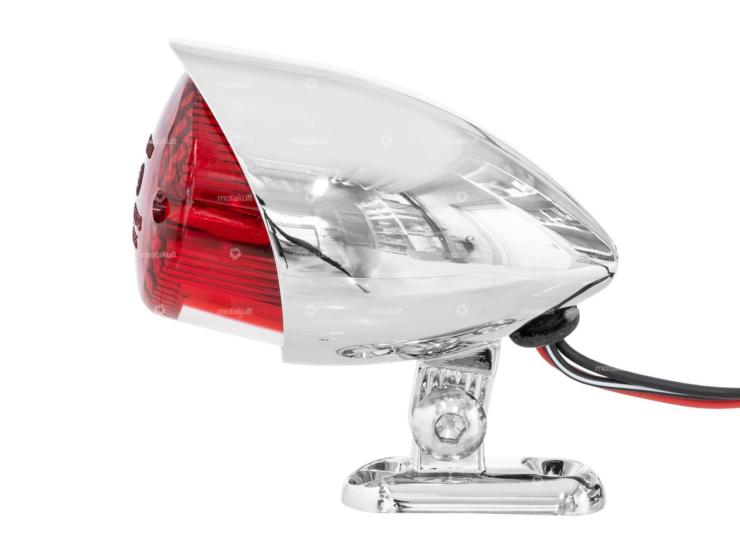 66HEROES rear light "Montana" chrome Carousel Image 2
