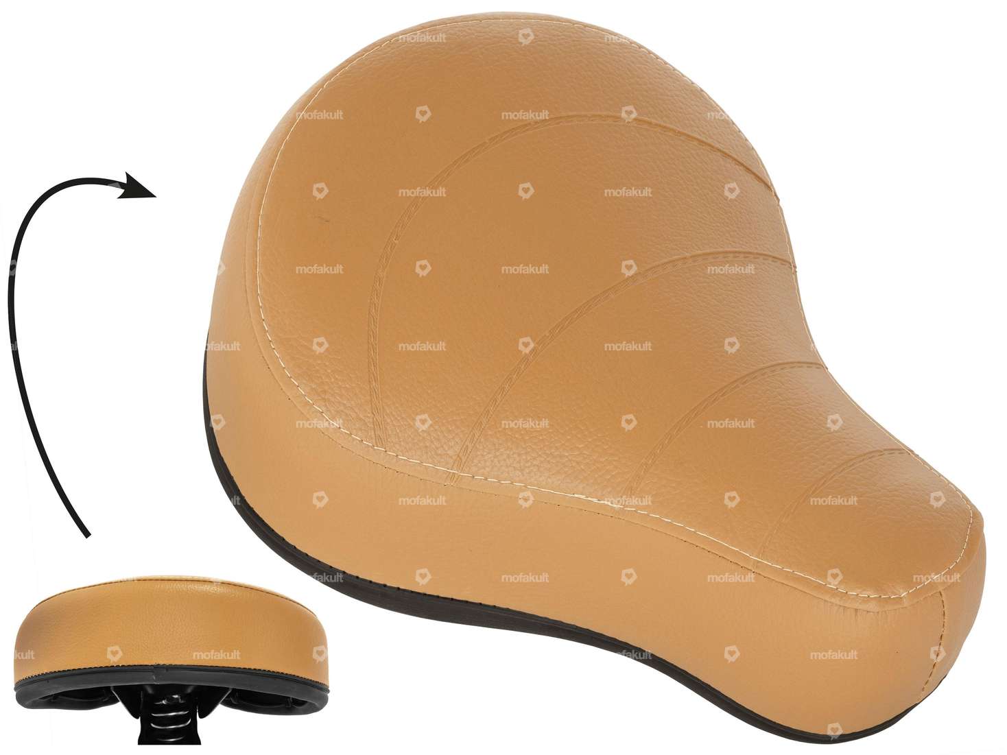 Sattel niedrig braun Carousel Image 1