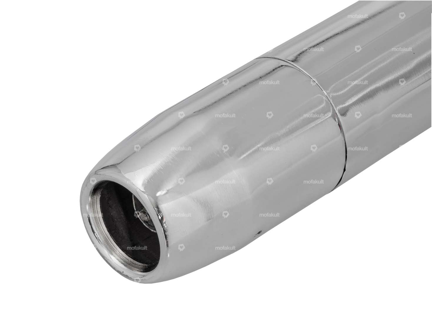 swiing® ingenious Zigarre Ø 28 / 70 mm Chrom (Reso-Auspuff) Carousel Image 3