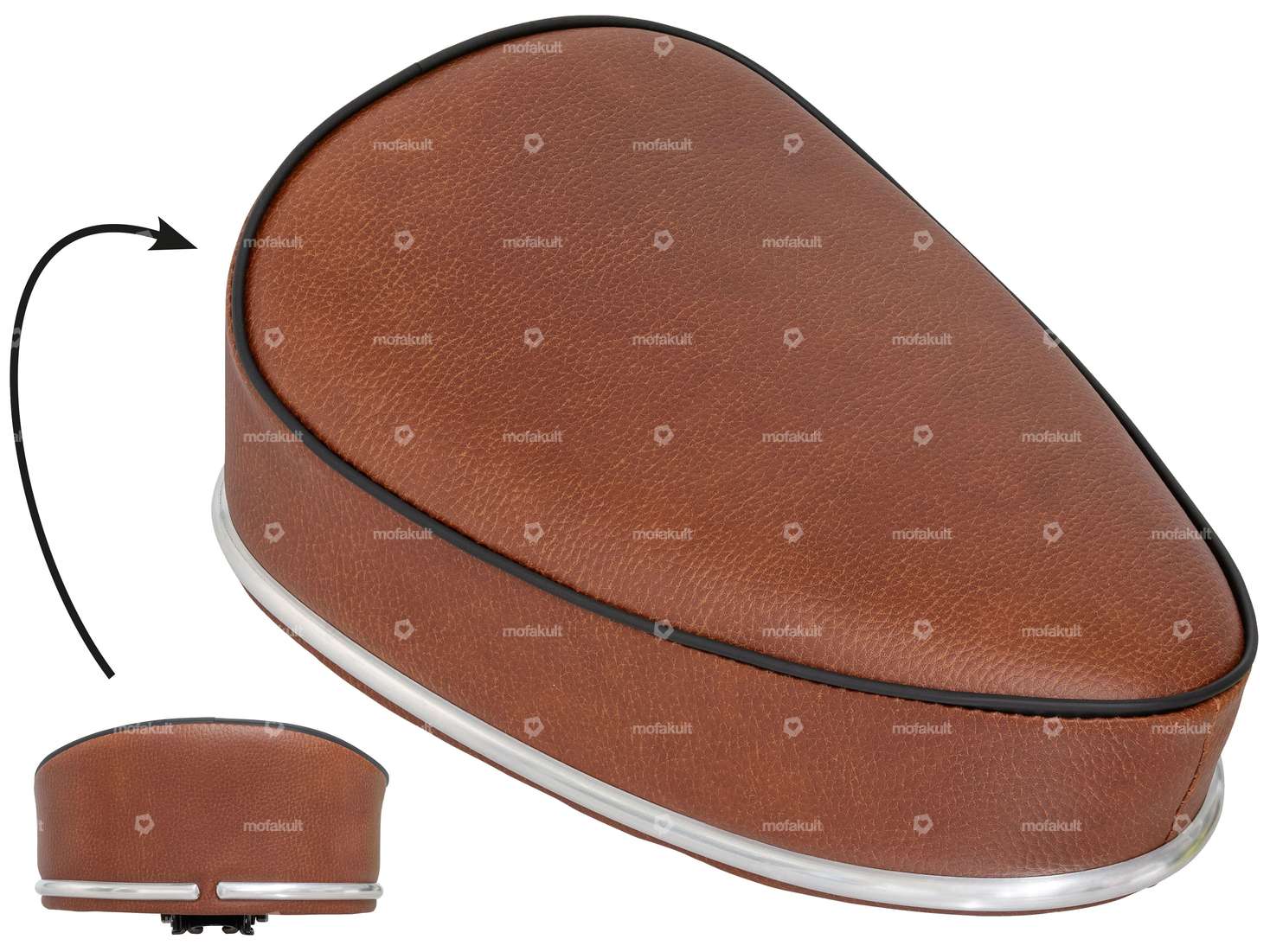 Sitzbank braun Carousel Image 1