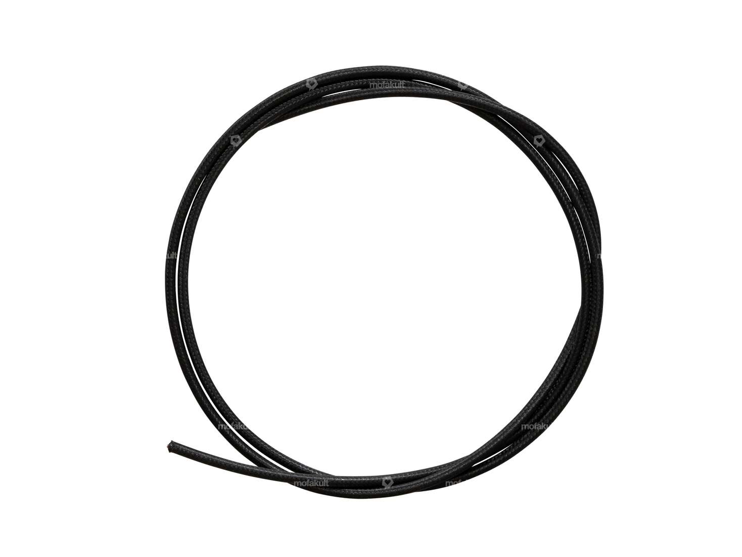 Power cable 1-core textile 2.5 mm² (per meter) black Carousel Image 1