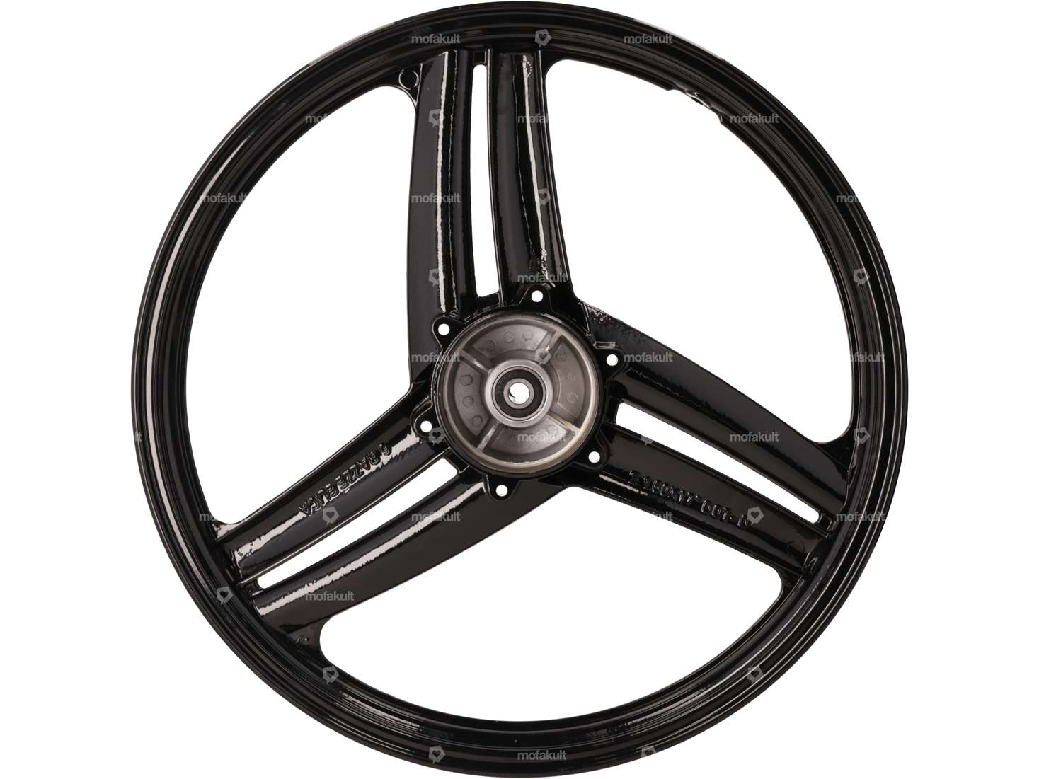 Wheel set 17" cast black (3/6 spoke) | Peugeot 103 Carousel Image 3