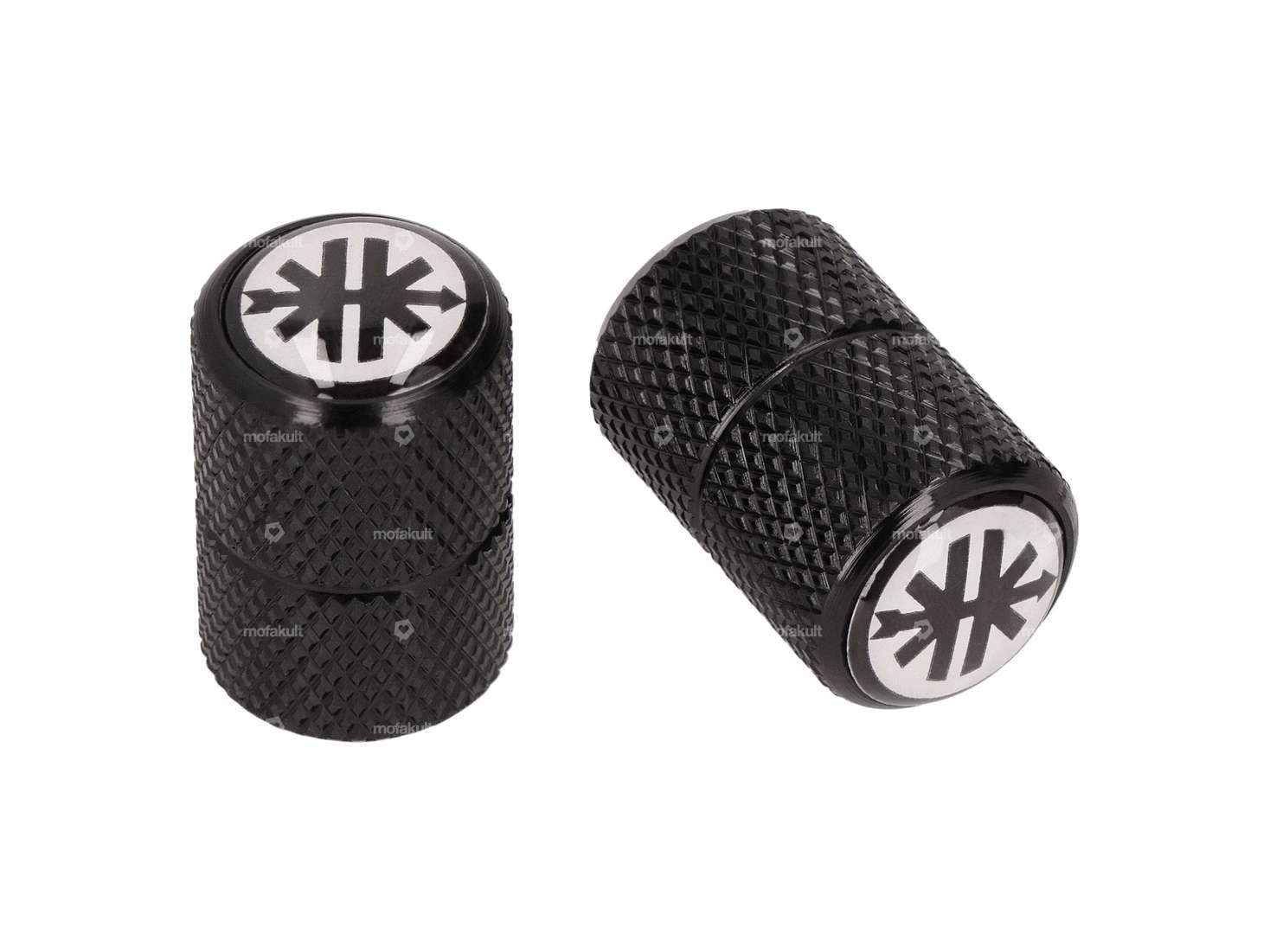 mk-Merch Ventilkappe Kreidler Alu schwarz Carousel Image 1