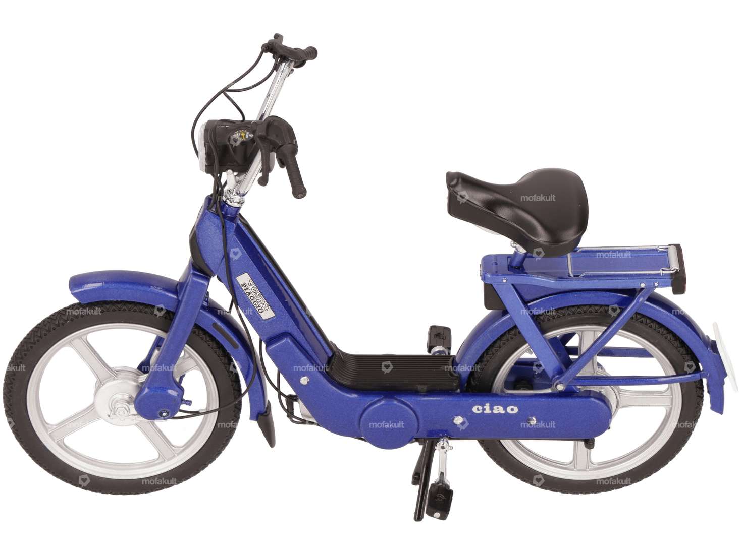 Vespa Piaggio Ciao blau Miniatur Modell 1:10 (1A-Qualität) Carousel Image 1