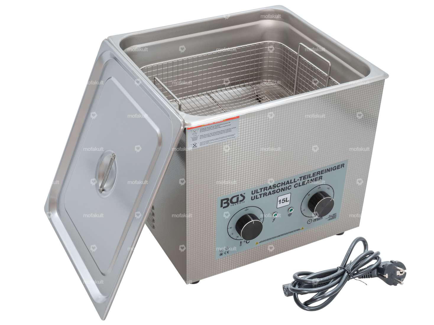 BGS Ultrasonic cleaner 15 L Carousel Image 1
