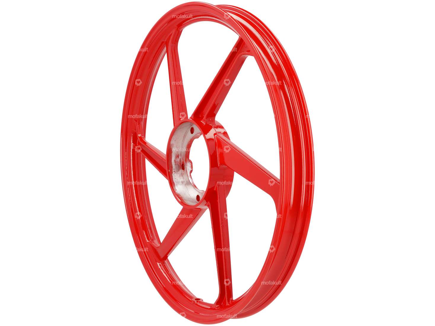 Rim 17" cast red (6 single spokes) | Puch Carousel Image 1