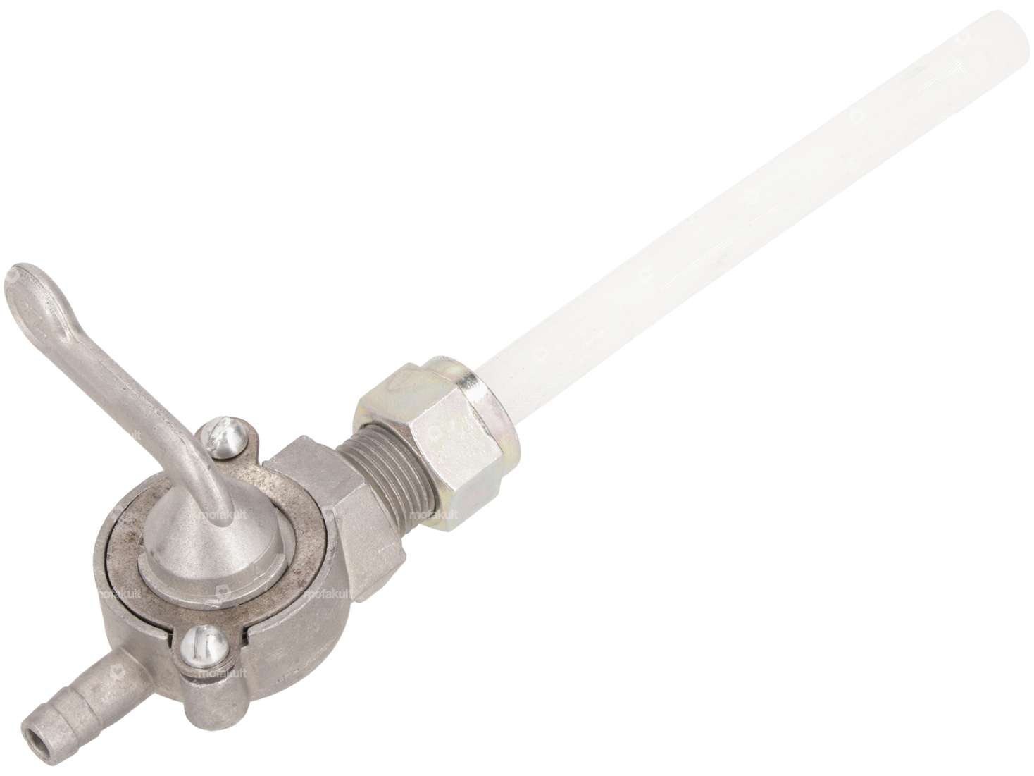 OMG Benzinhahn senkrecht M12x1 mit Hebel (zum einschrauben) unten abgehend Carousel Image 2