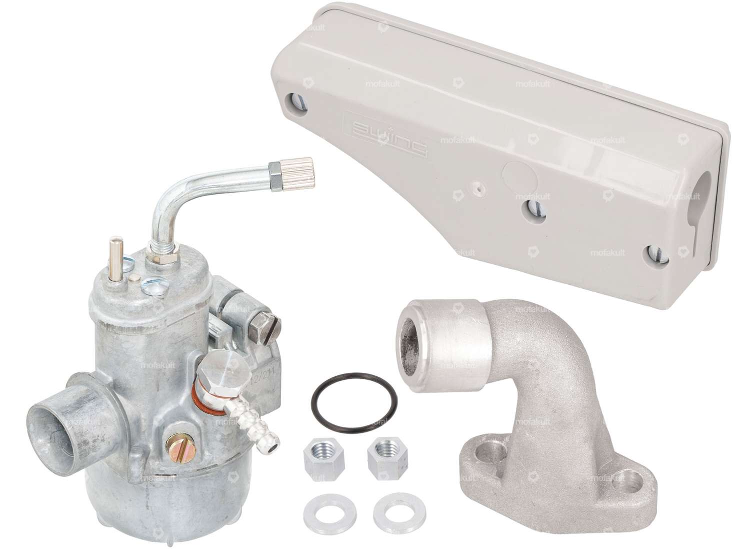 swiing® revival Vergaserset 12 mm kurz | Sachs 503 ALL / ABL / 2AL / 2BL Carousel Image 1