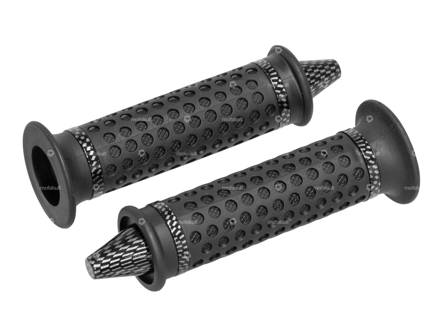 GPO grips rubber black / carbon Carousel Image 1