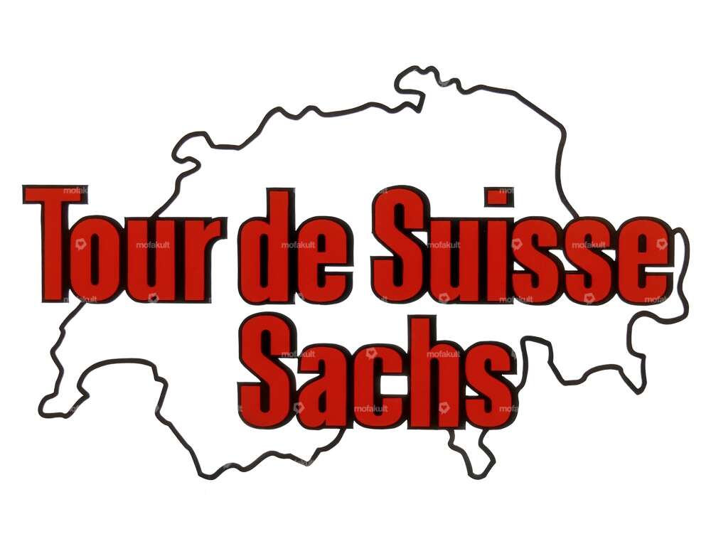 Tank sticker "Tour de Suisse Sachs" 94 x 58 mm Carousel Image 1
