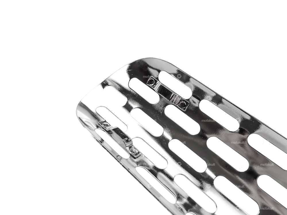 Auspuff Hitzeblech Langloch Chrom Carousel Image 2