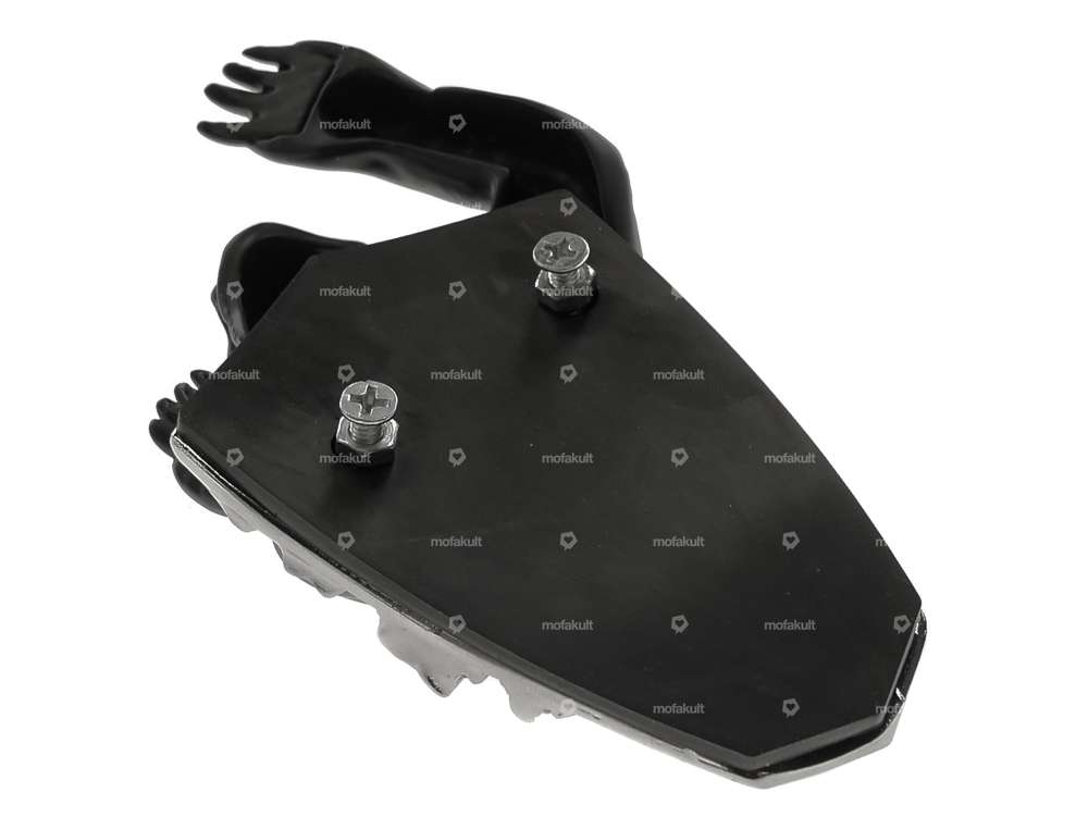 Zierfigur Hunting Bear gross Chrom / schwarz Carousel Image 5