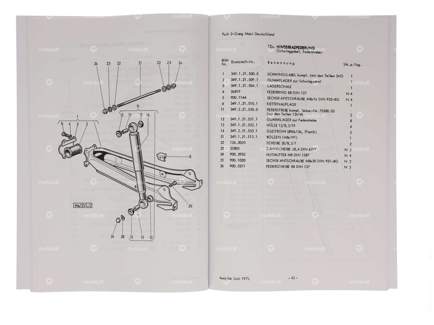 Ersatzteilkatalog | Puch Maxi 2-Gang 25 / 40 km/h Carousel Image 3