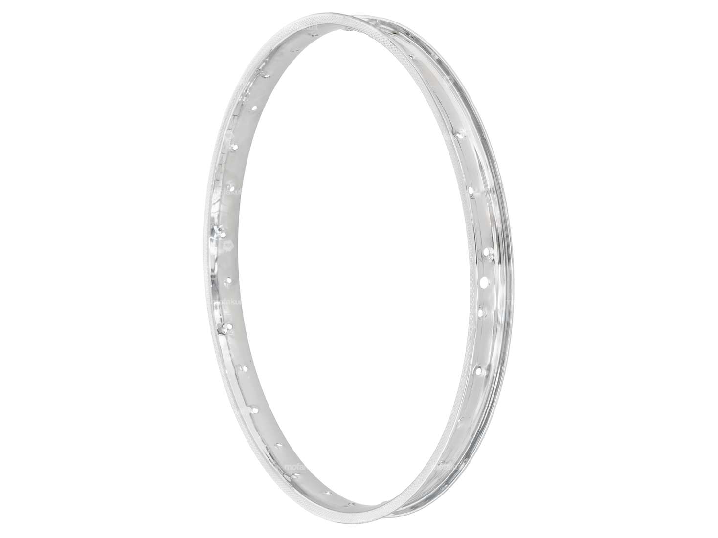 Rim ring 1.20 x 17" (28 hole) chrome | Piaggio Ciao P, SC Carousel Image 1