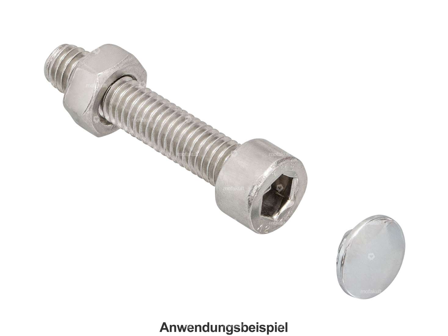 Abdeckung Innensechskant M8 Chrom Carousel Image 3