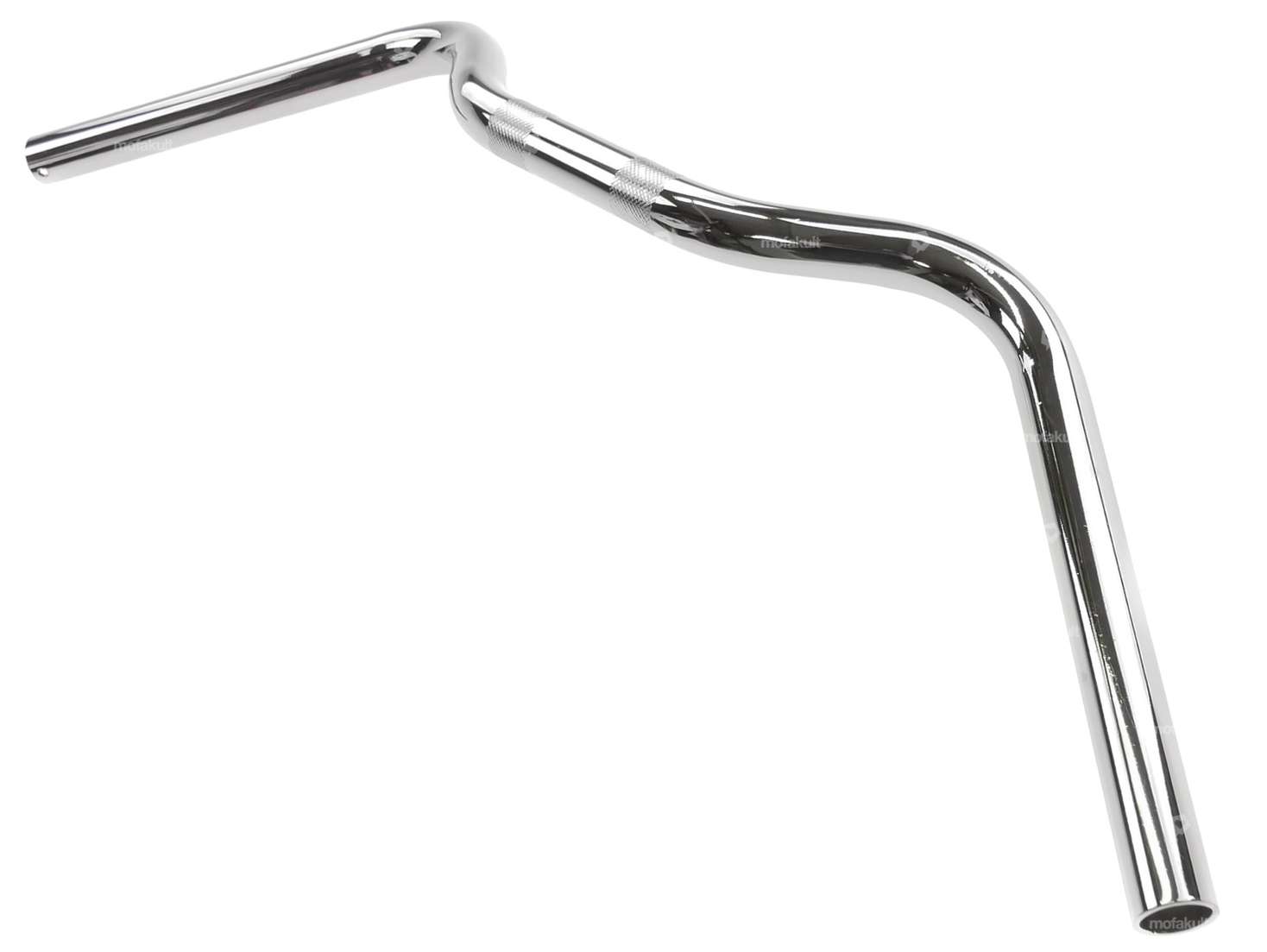 Handlebar fork plate 15 cm Cafe Racer chrome Carousel Image 2