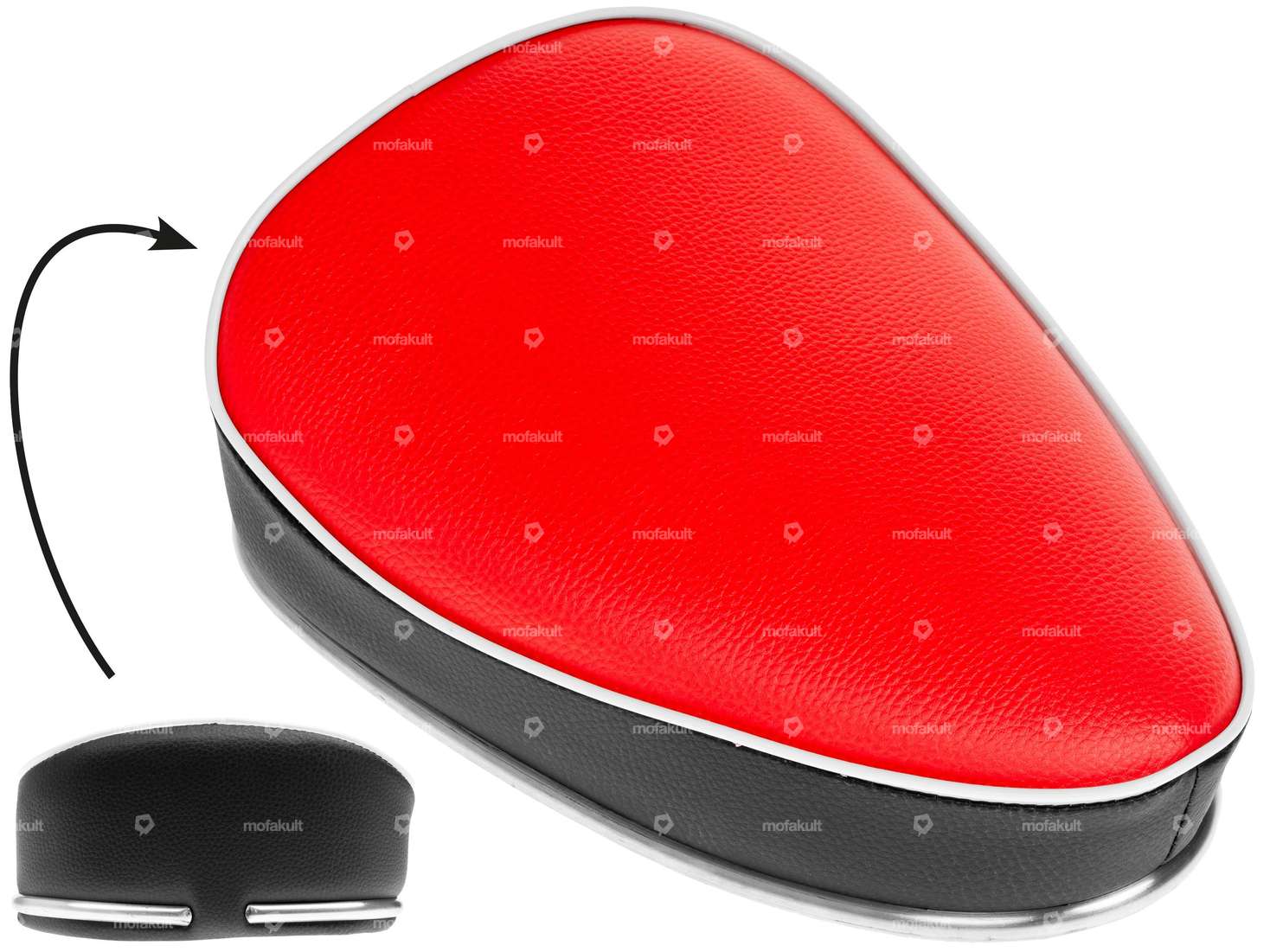 Sitzbänkli rot/schwarz Carousel Image 1