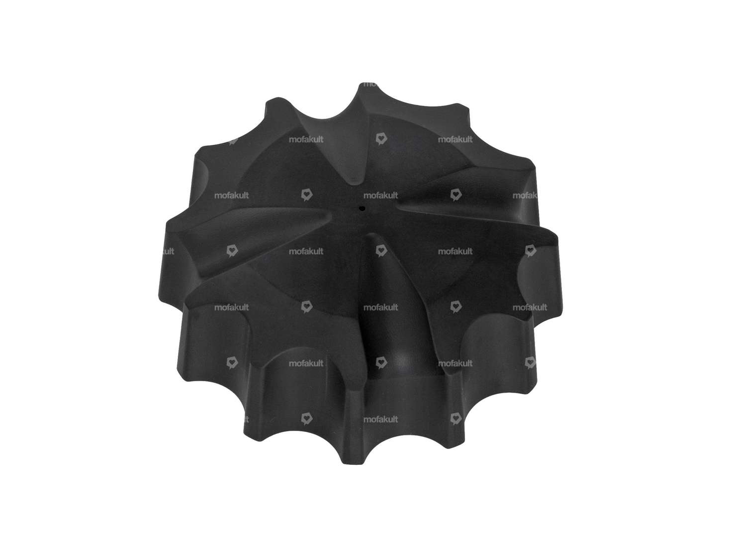 66HEROES Tankdeckel M44x4 «Iron Cross» Alu schwarz | Puch Carousel Image 1