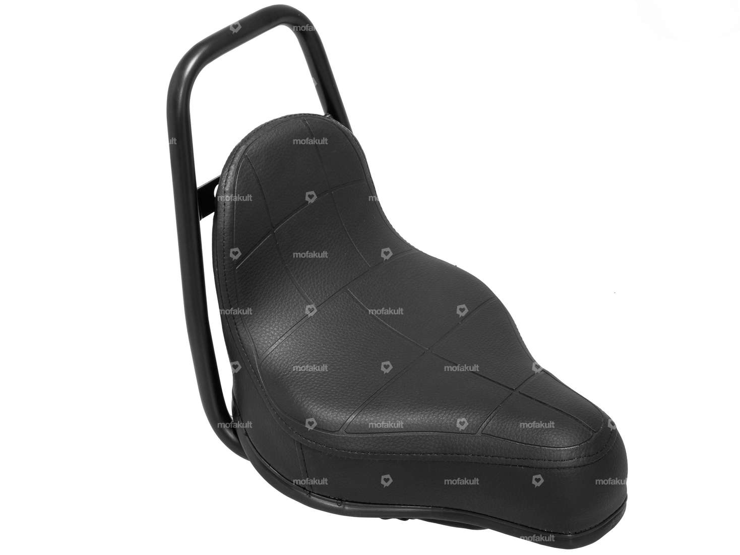 Sattel «Chopper» gefedert schwarz Carousel Image 2