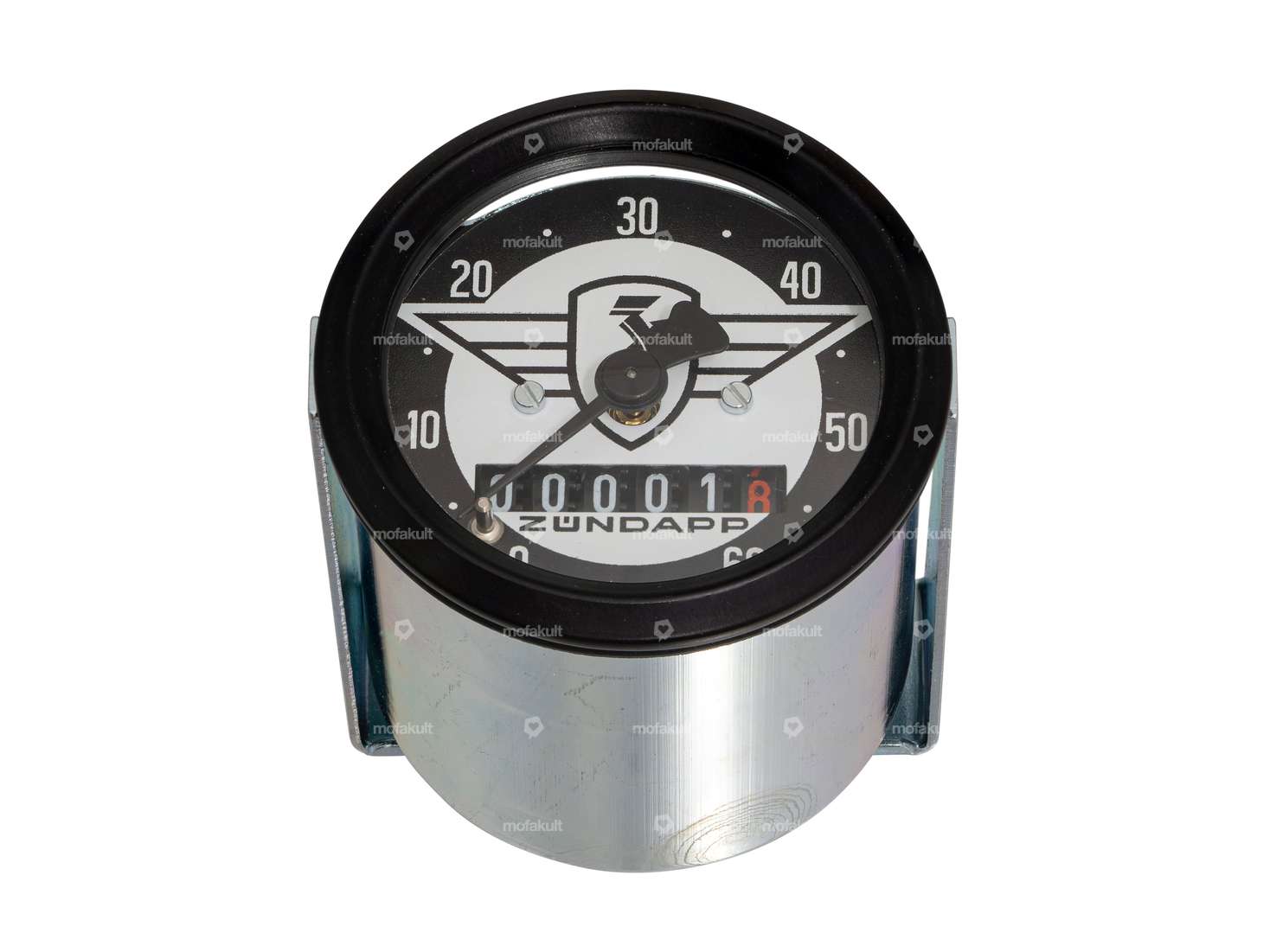 66HEROES Tacho 60 km/h Ø 48 mm | Zündapp-Logo Carousel Image 1