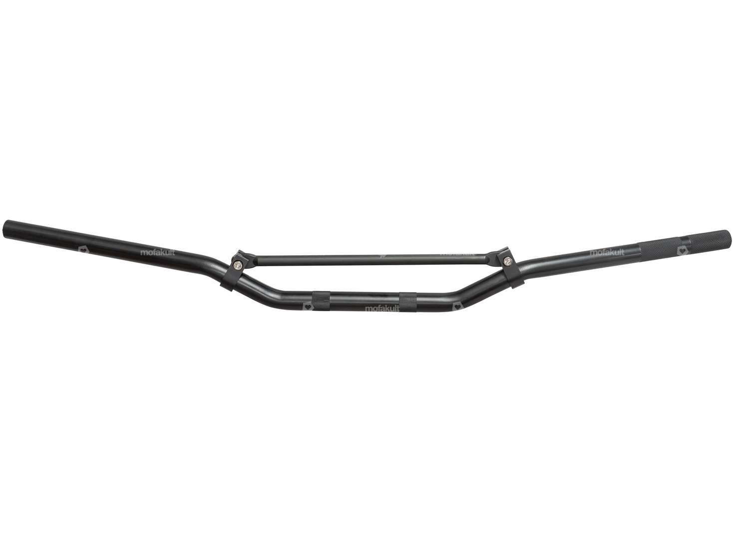 Rennlenker Alu Gabelplatte 7 cm breit schwarz Carousel Image 1