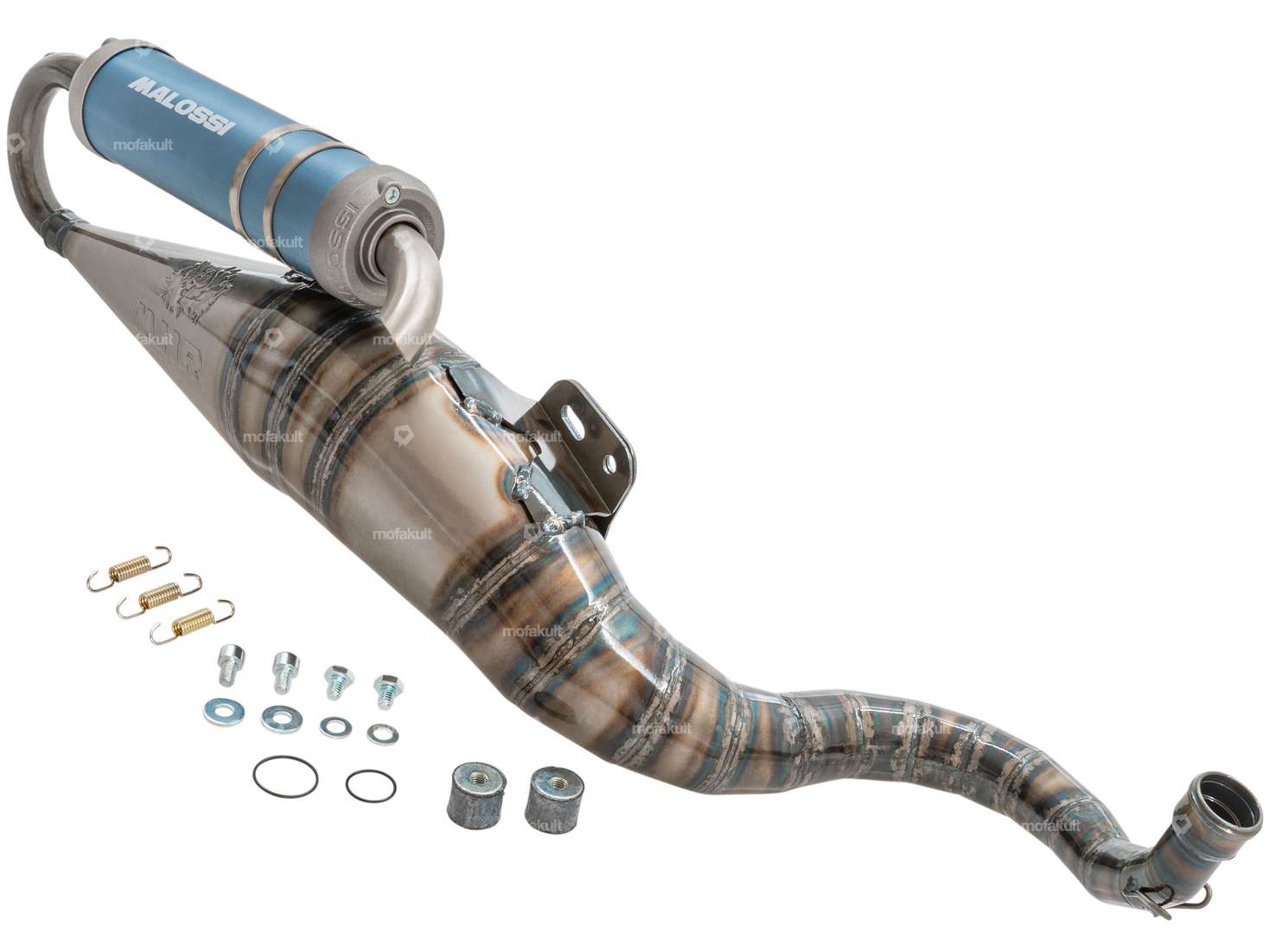 Malossi Auspuff «MHR Racing» Ø 27mm | Piaggio Ciao, SI, Bravo, Boxer Carousel Image 1