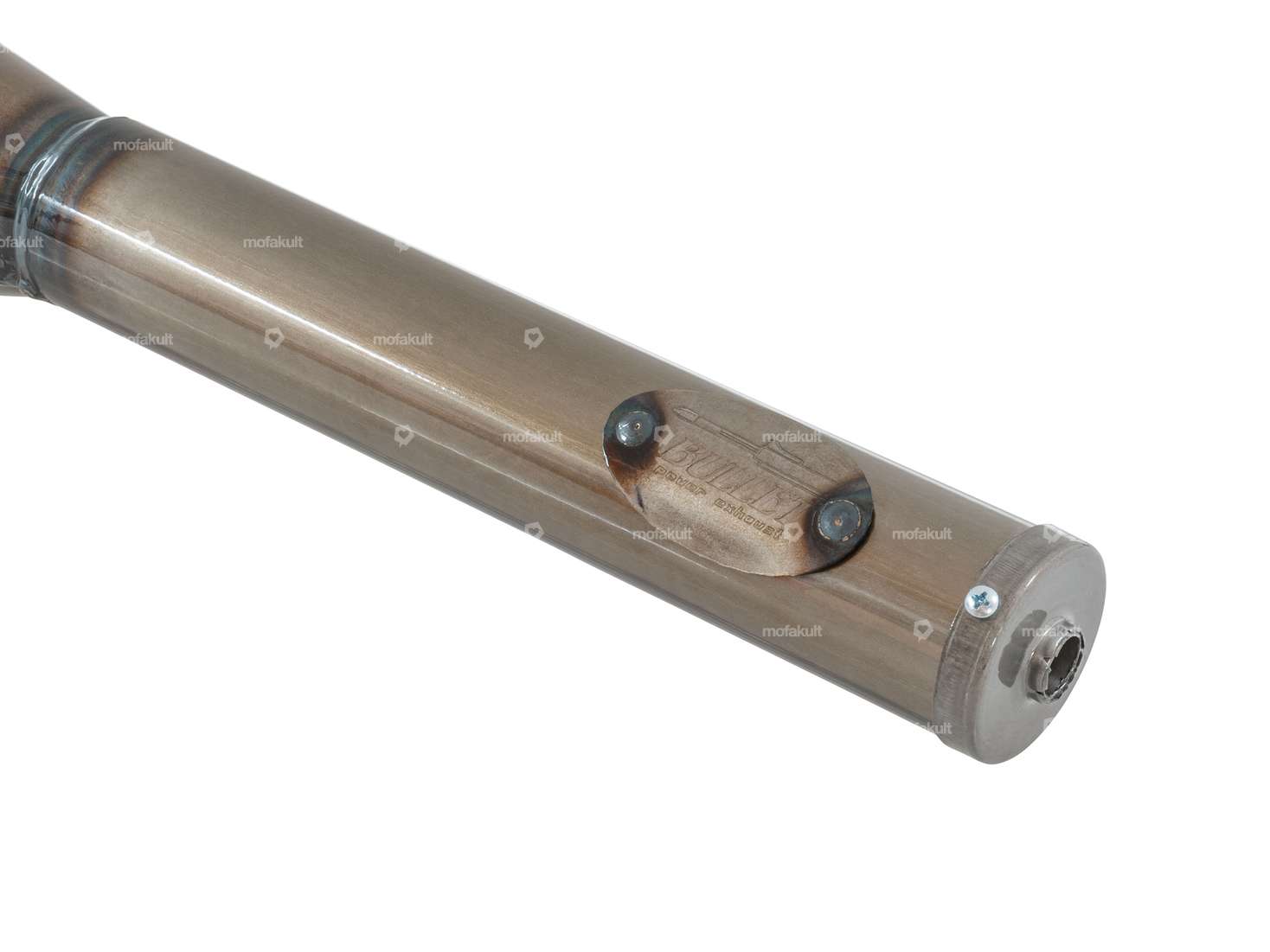 Exhaust "Bullet EVO-1" blanco | Puch Maxi E50 Carousel Image 3