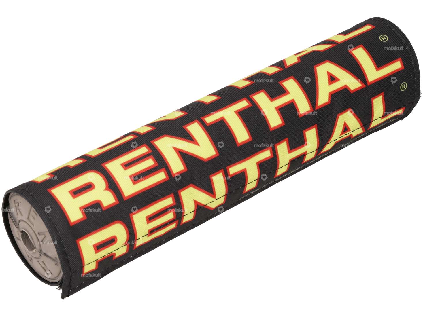 RENTHAL handlebar protection black / yellow / red 22 cm Carousel Image 1