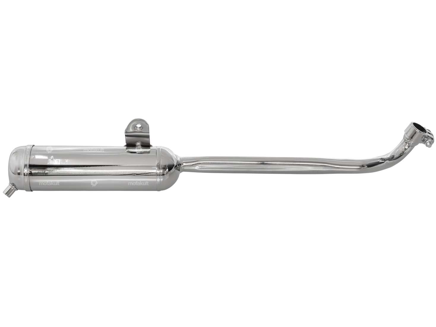 Exhaust 20 mm chrome | Piaggio Ciao, Bravo Carousel Image 1