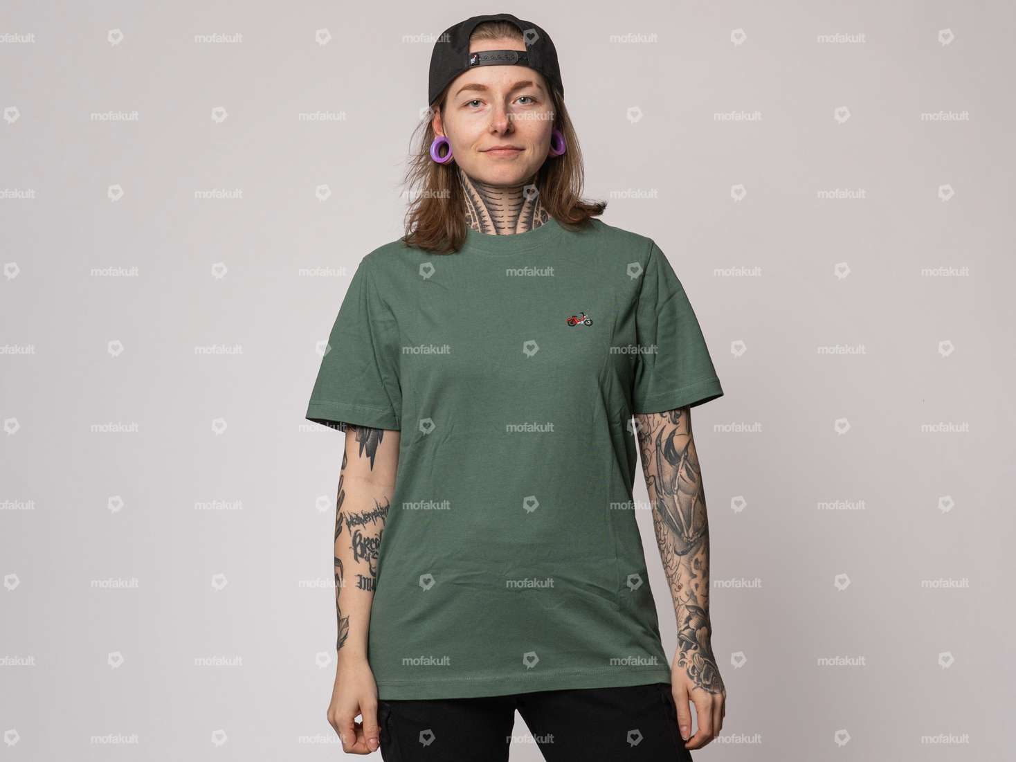 mk-Merch T-Shirt «Maxi Tuning» UNISEX petrol Carousel Image 4