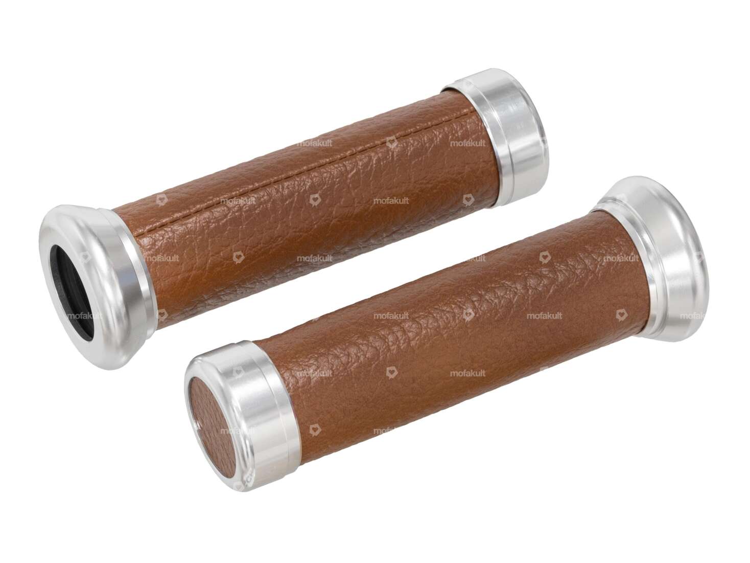 GPO Griffe Leder Alu Automatik hellbraun Carousel Image 1