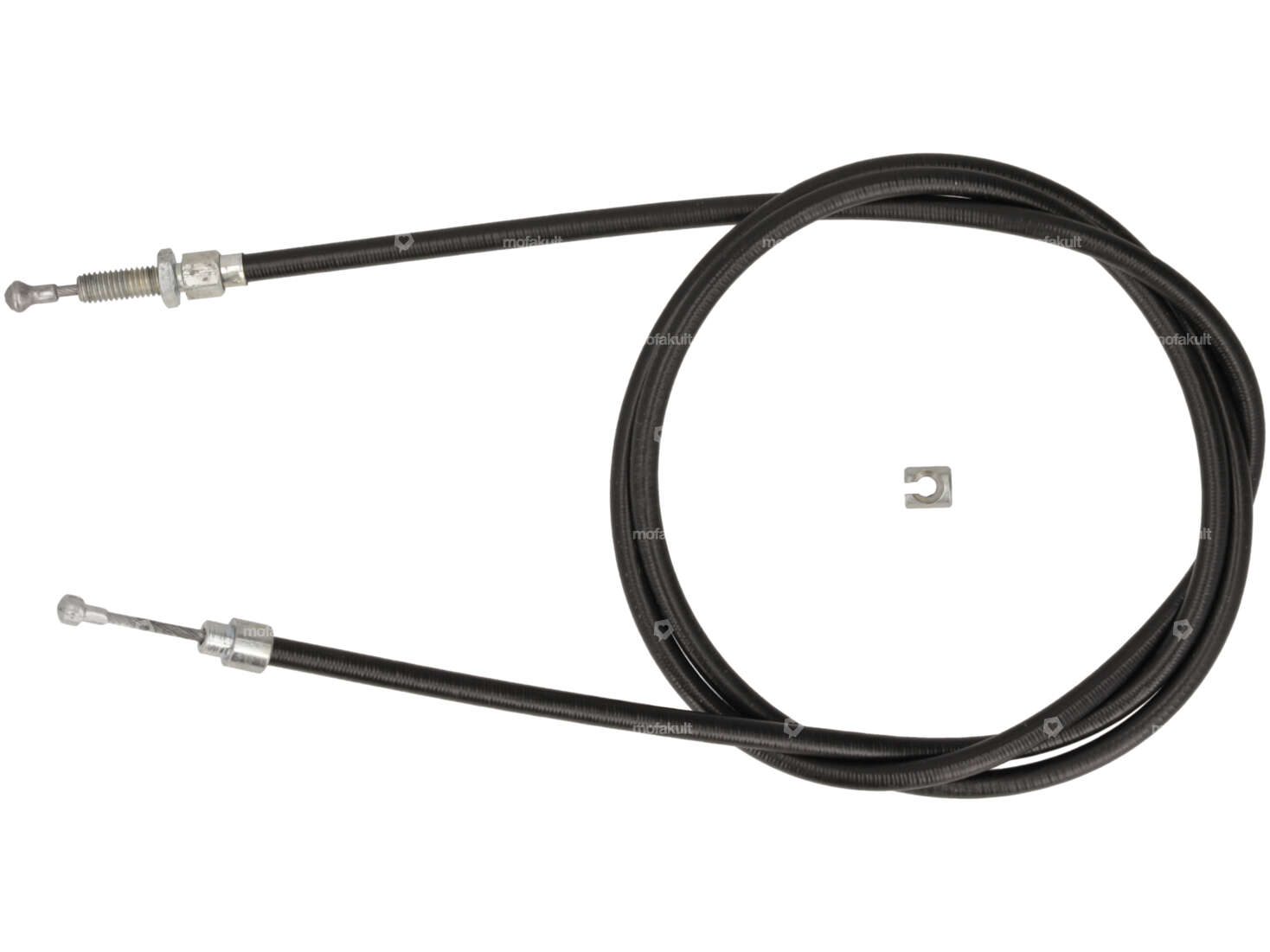 Clutch cable 1220 / 1130 mm one-sided with adjusting screw NOS | Puch Carousel Image 1