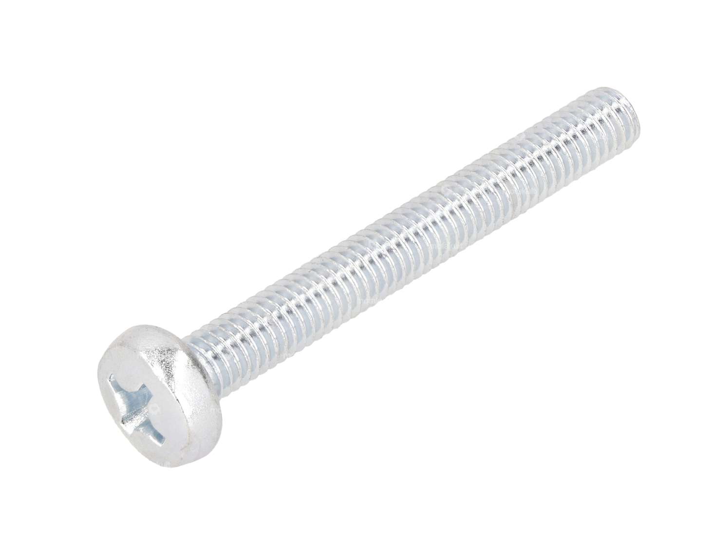 Schraube M6x50 Linsenkopf Kreuz verzinkt Carousel Image 1