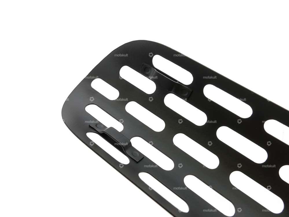 Auspuff Hitzeblech Langloch schwarz Carousel Image 2