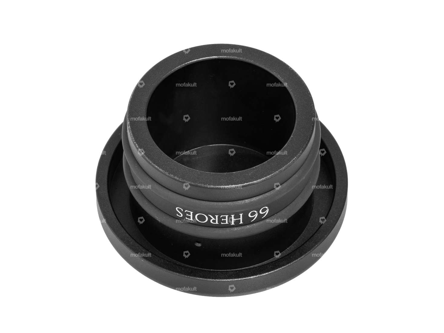 66HEROES Tankdeckel Alu «66HEROES» rund schwarz | Piaggio SI Carousel Image 2