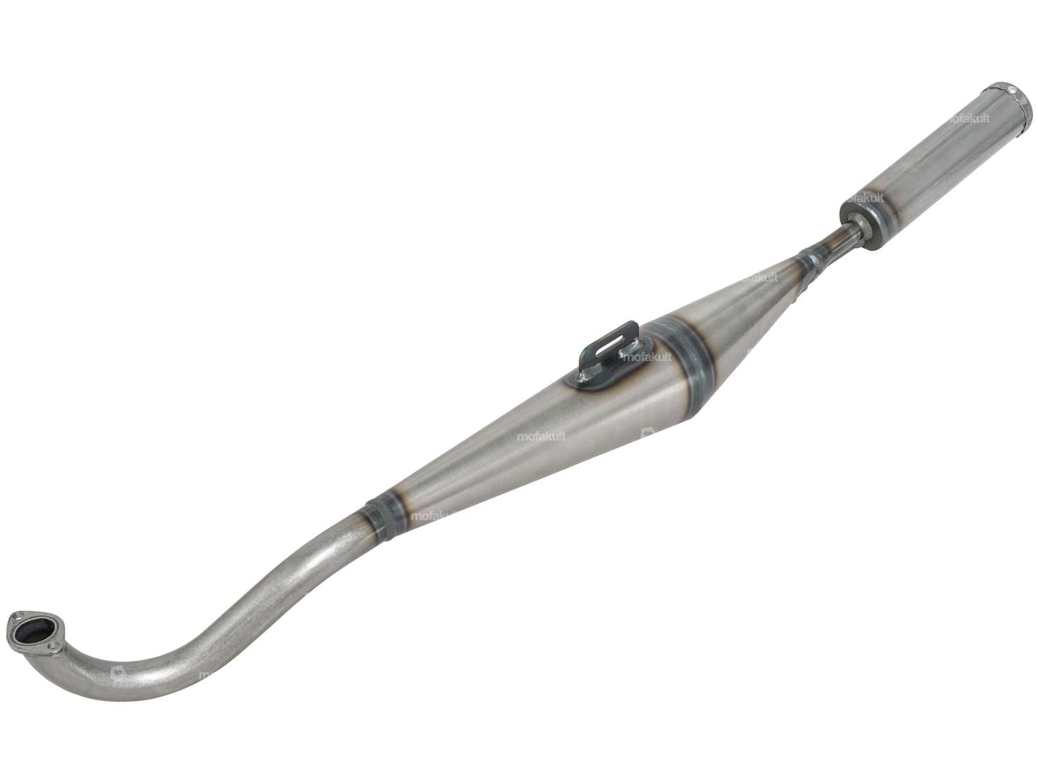 HOMOET Auspuff P4 Spezial (längeres Mittelstück) | Puch Carousel Image 1