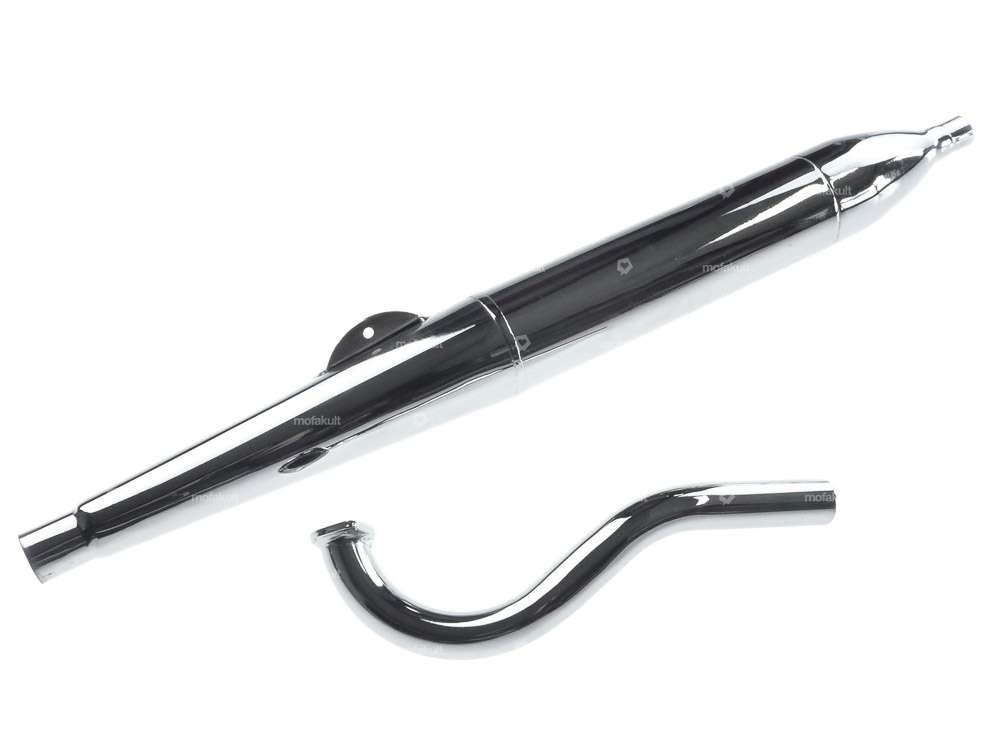 Auspuff Flöte 28 mm Chrom | Puch Carousel Image 1