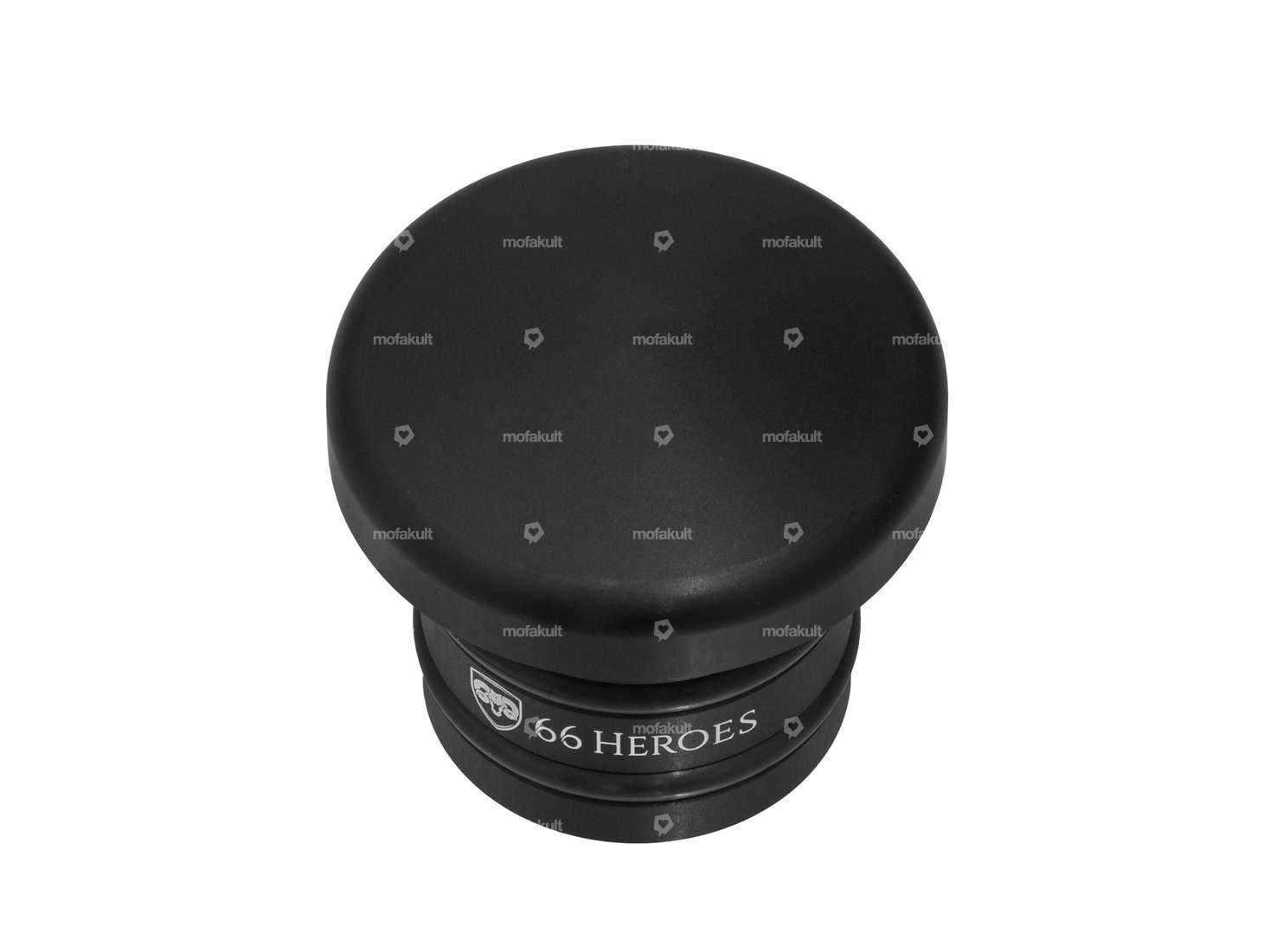 66HEROES Tankdeckel rund schwarz | Piaggio Ciao, Bravo Carousel Image 1