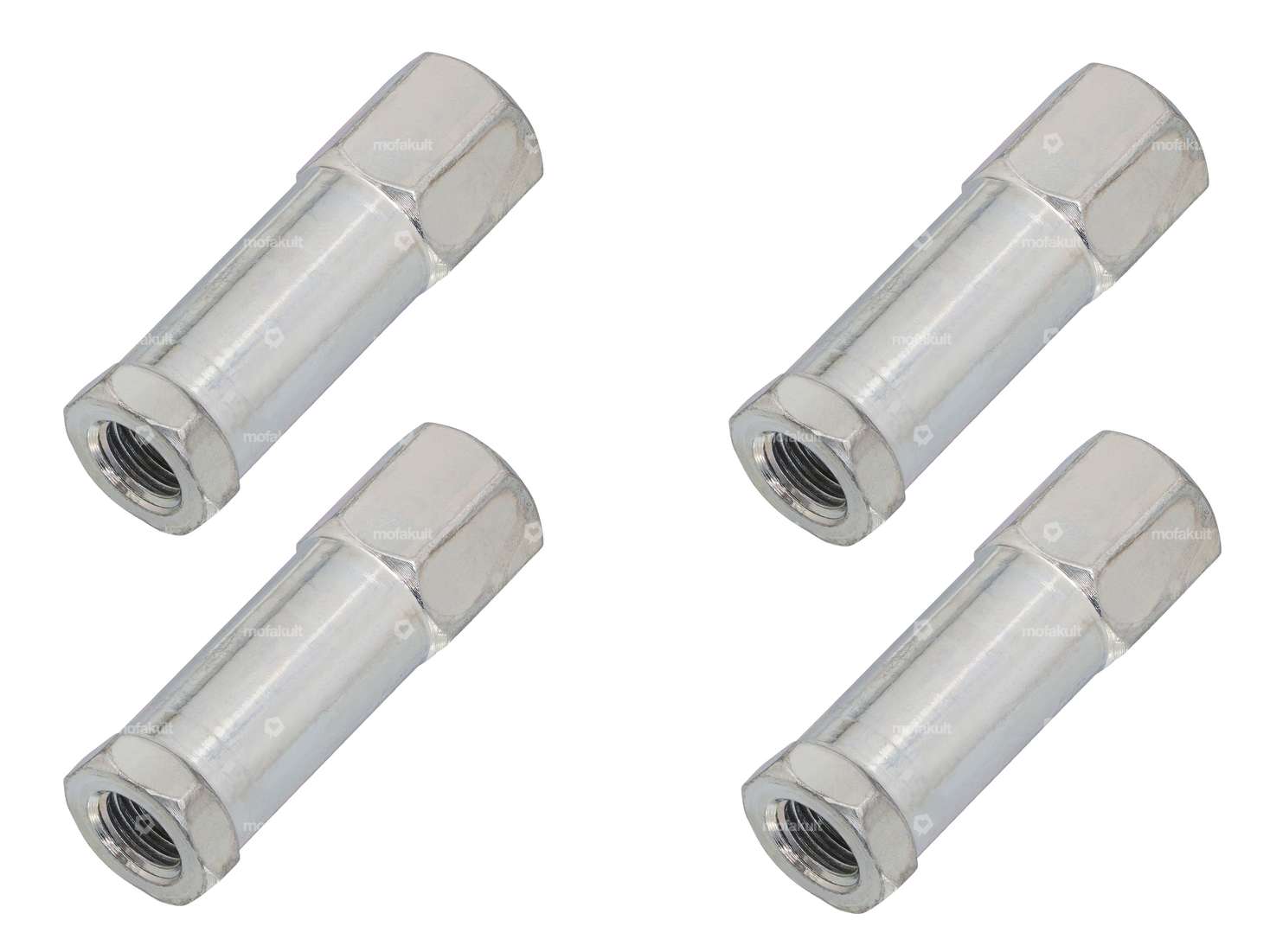 Malossi Halsmutter-Set M7 hoch Zylinderkopf | Piaggio Ciao, SI, Bravo, Boxer Carousel Image 1