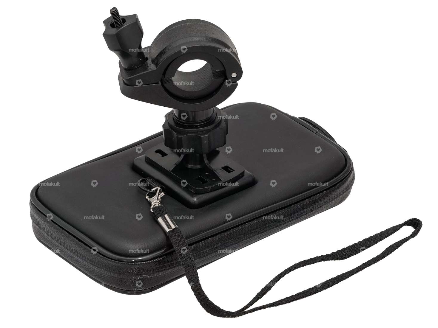 GPO cell phone holder up to 5.5" (waterproof)e handlebar mount, 360° rotatable Carousel Image 2