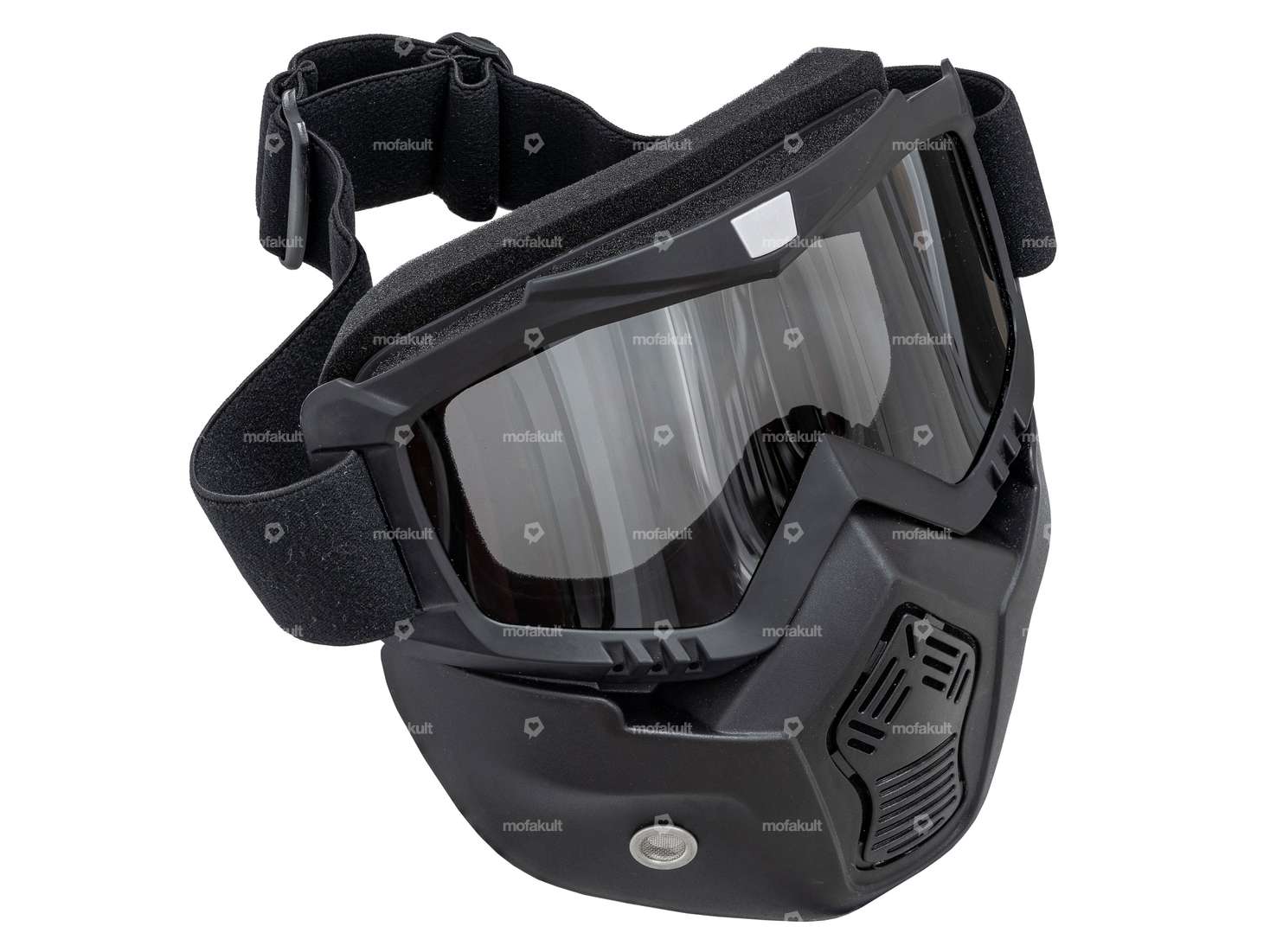 IXS Brille & Maske Jethelm schwarz Carousel Image 1