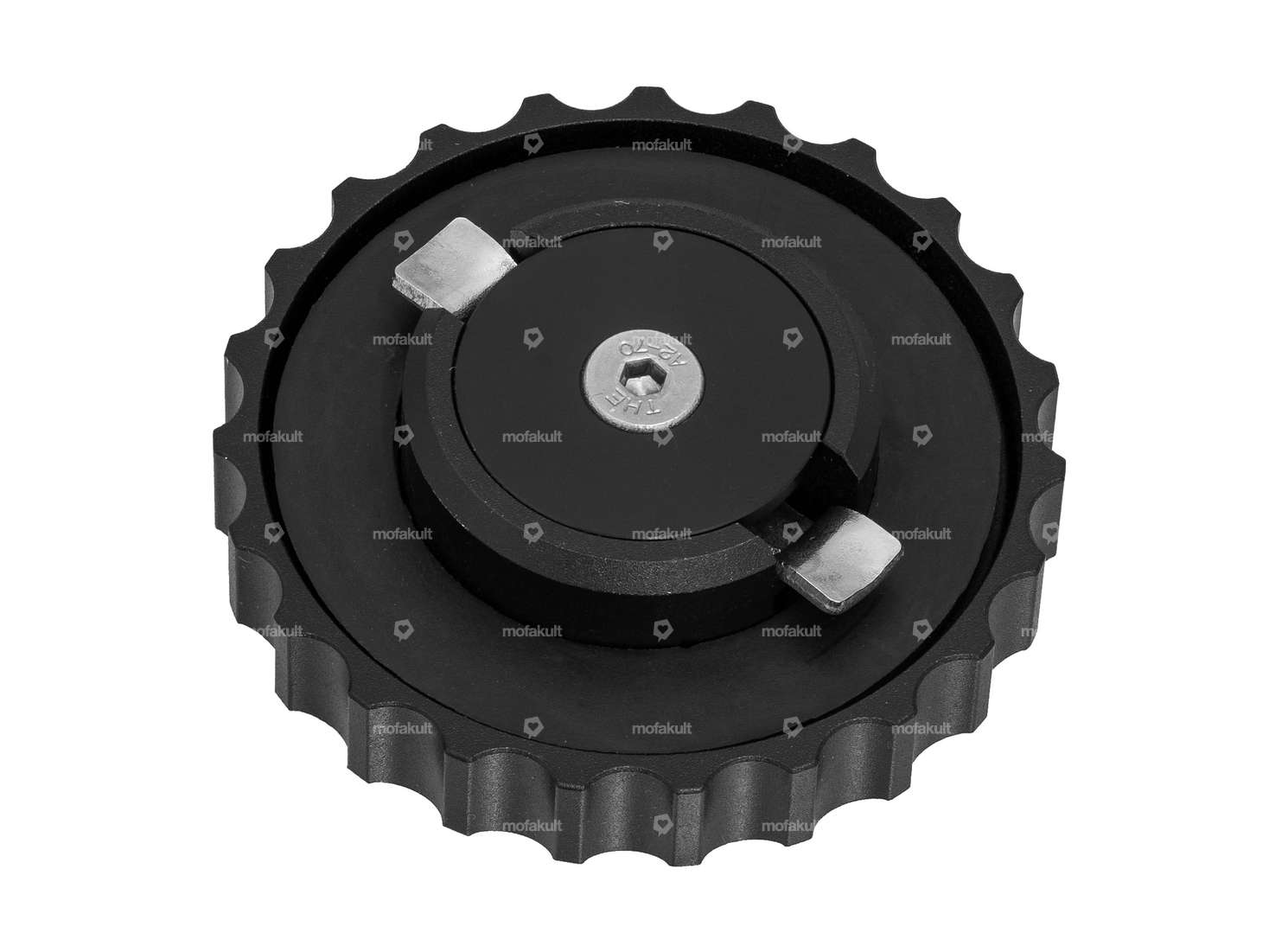 66HEROES Tank cap "Sachs" bayonet 40 mm black Carousel Image 2