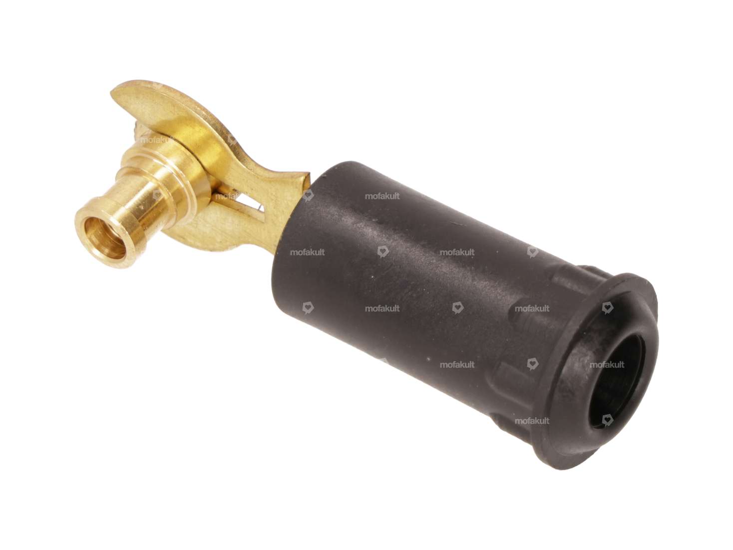 Zündkerzenstecker Vintage Messing / nicht entstört Carousel Image 1