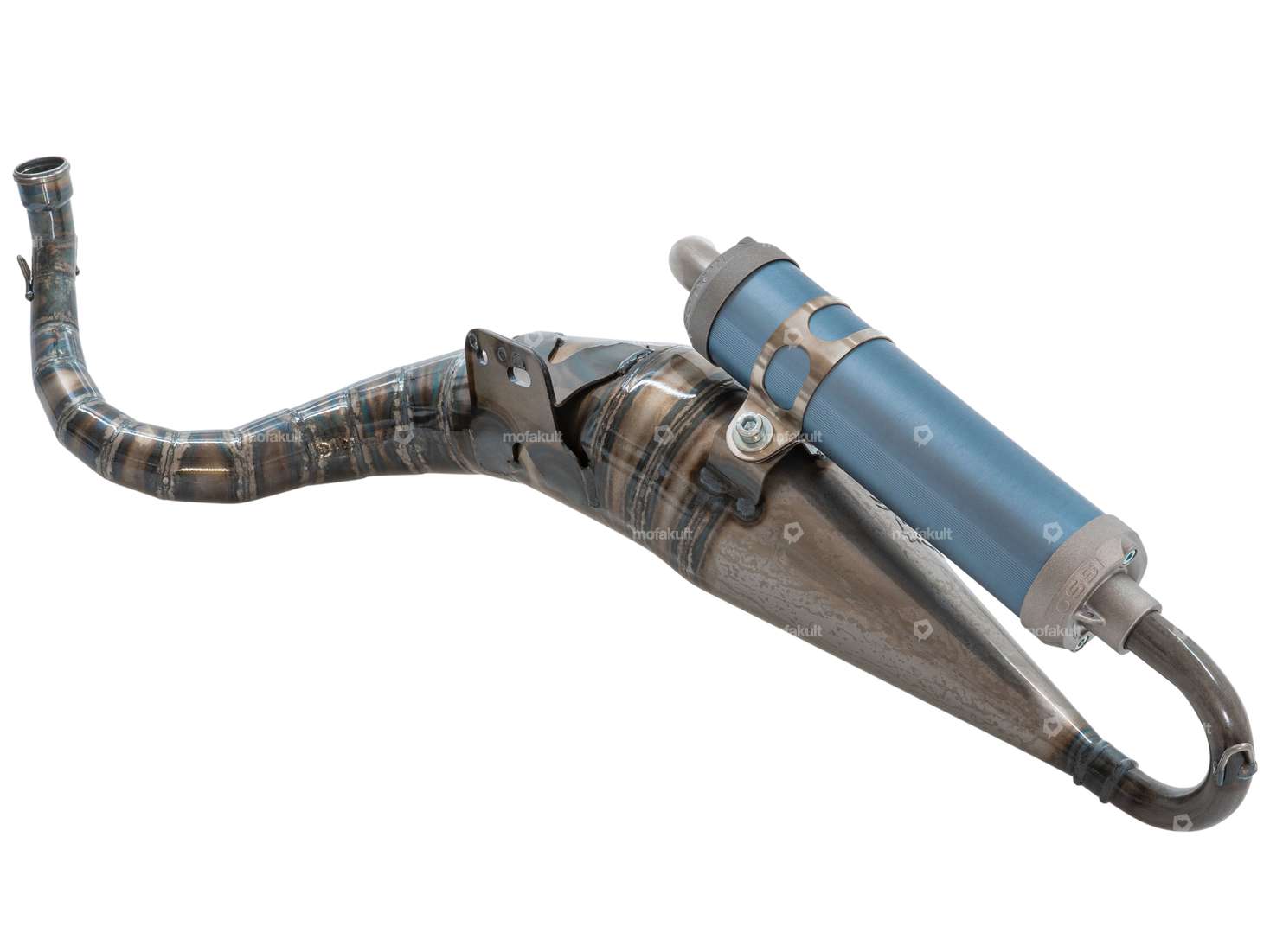 Malossi Auspuff «MHR Racing» Ø 27mm | Piaggio Ciao, SI, Bravo, Boxer Carousel Image 2