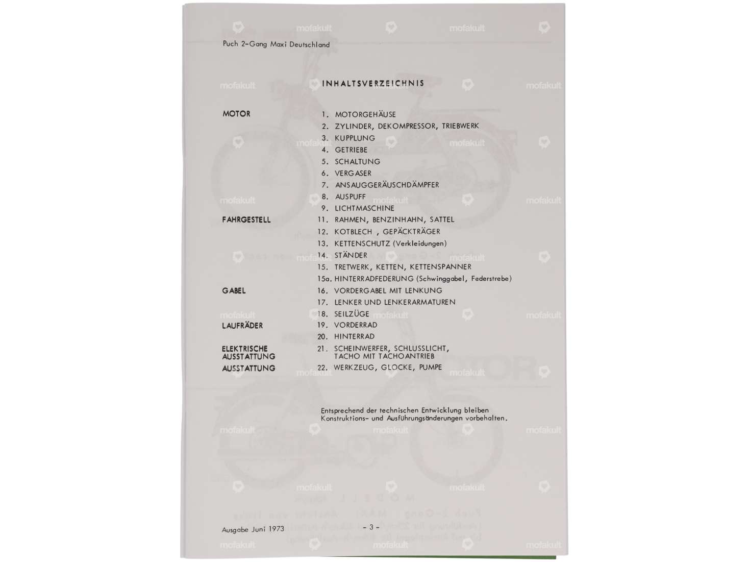 Ersatzteilkatalog | Puch Maxi 2-Gang 25 / 40 km/h Carousel Image 2