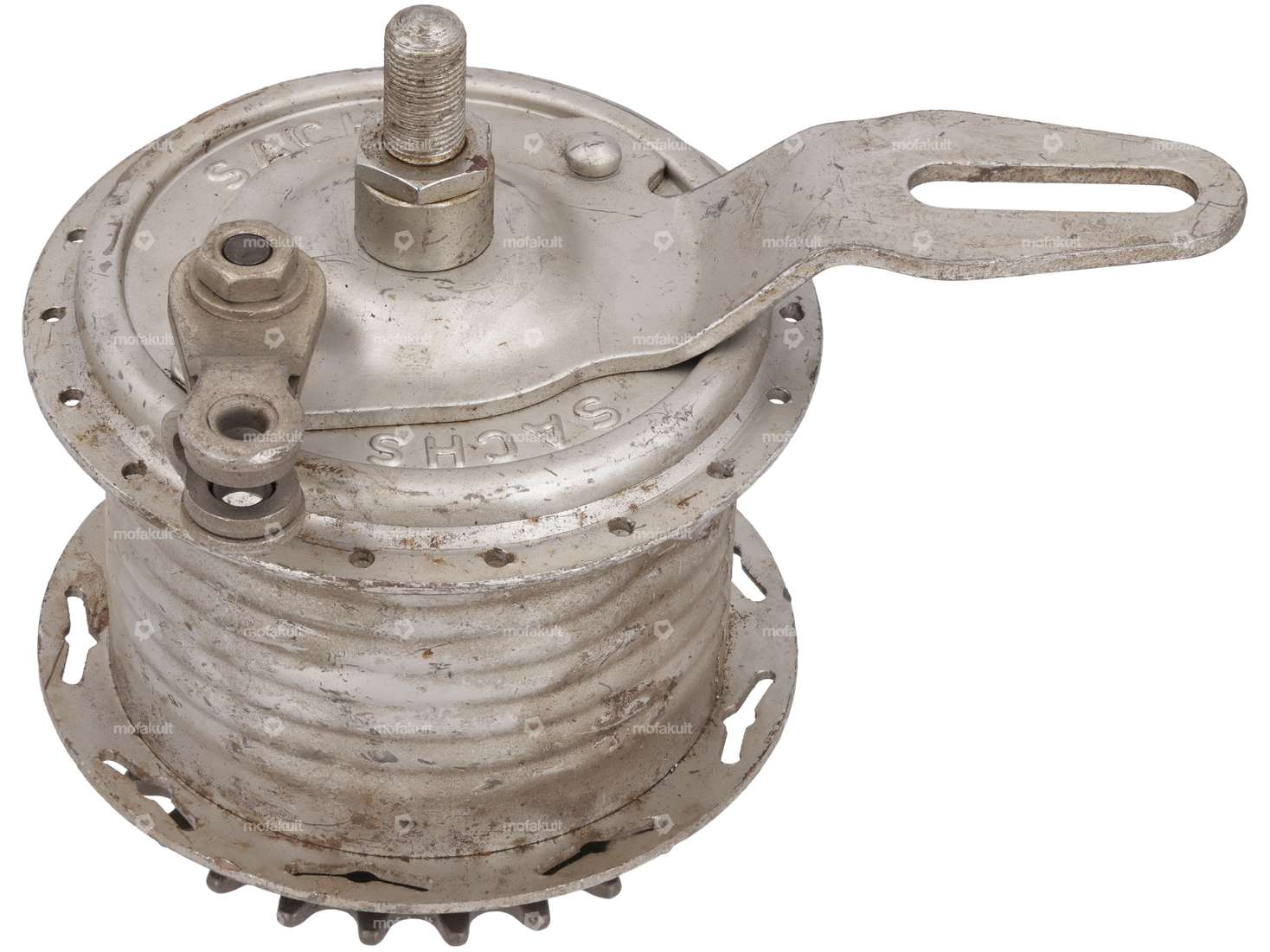 Radnabe Hinterrad Stangenbremse (mit leichten Beschädigungen) breite Ausf. (DE-Version) NOS Carousel Image 1