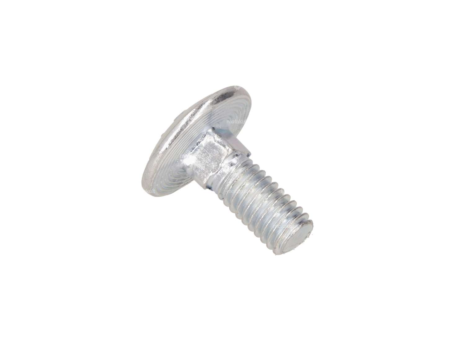 Lock screw M6x16 flat round head galvanized Carousel Image 2