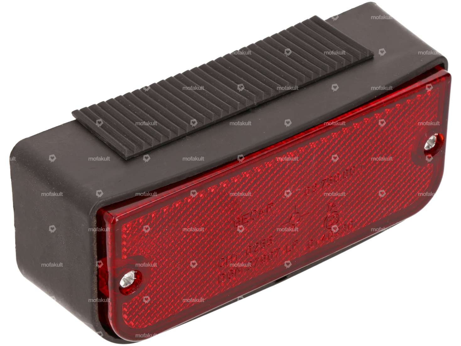 Rücklicht schwarz (Budget) mit E-Prüfzeichen | Piaggio Ciao PX, C24, Bravo, SUPERbravo Carousel Image 1