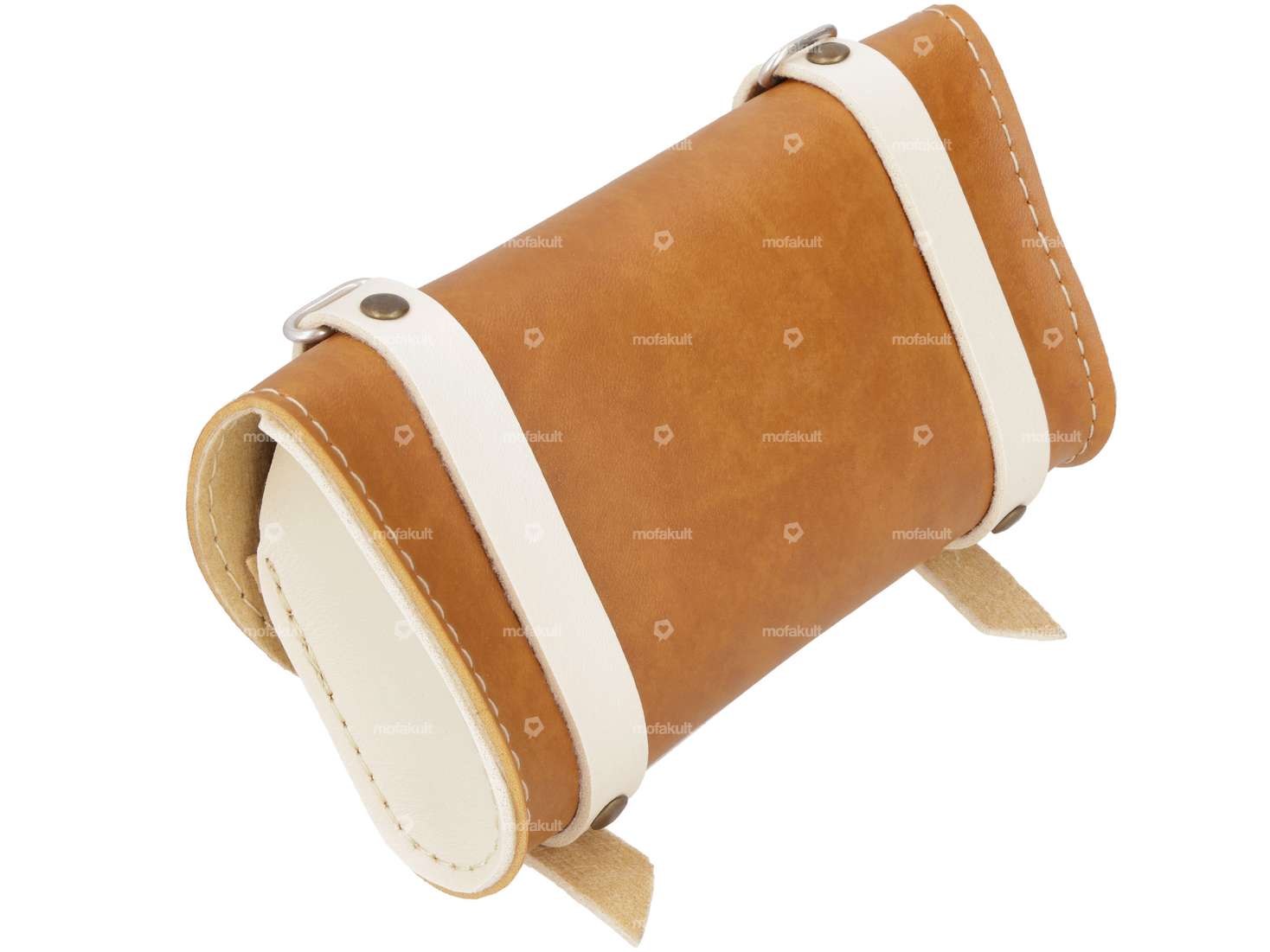Satteltasche «Classic» hellbraun / creme Carousel Image 2
